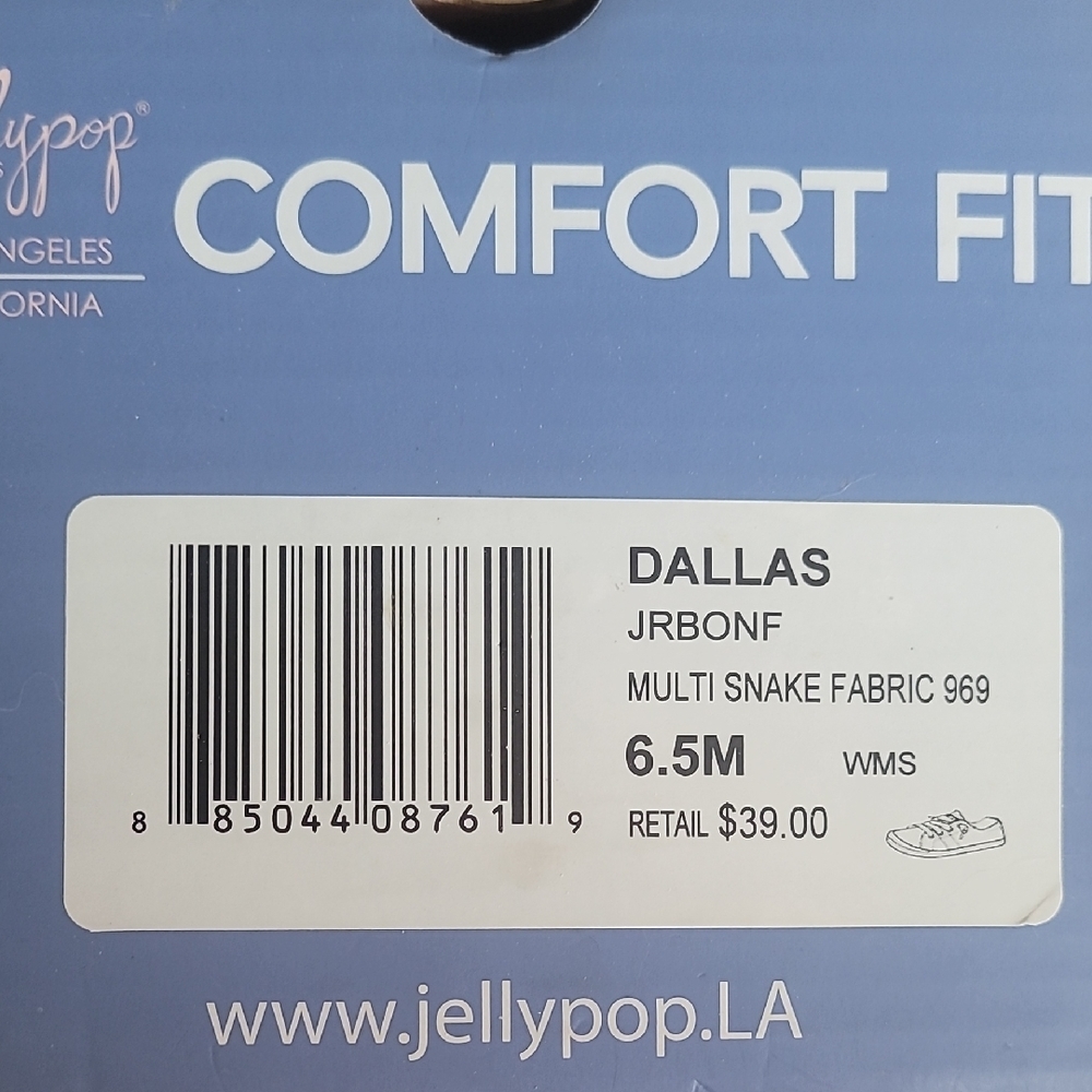 Jellypop Dallas Multi Snake Fabric Sneakers